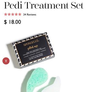 Spongellé Salted Sage Mani Pedi Treatment Set